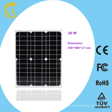 Mini panneau solaire en silicium monocristallin flexible 20w